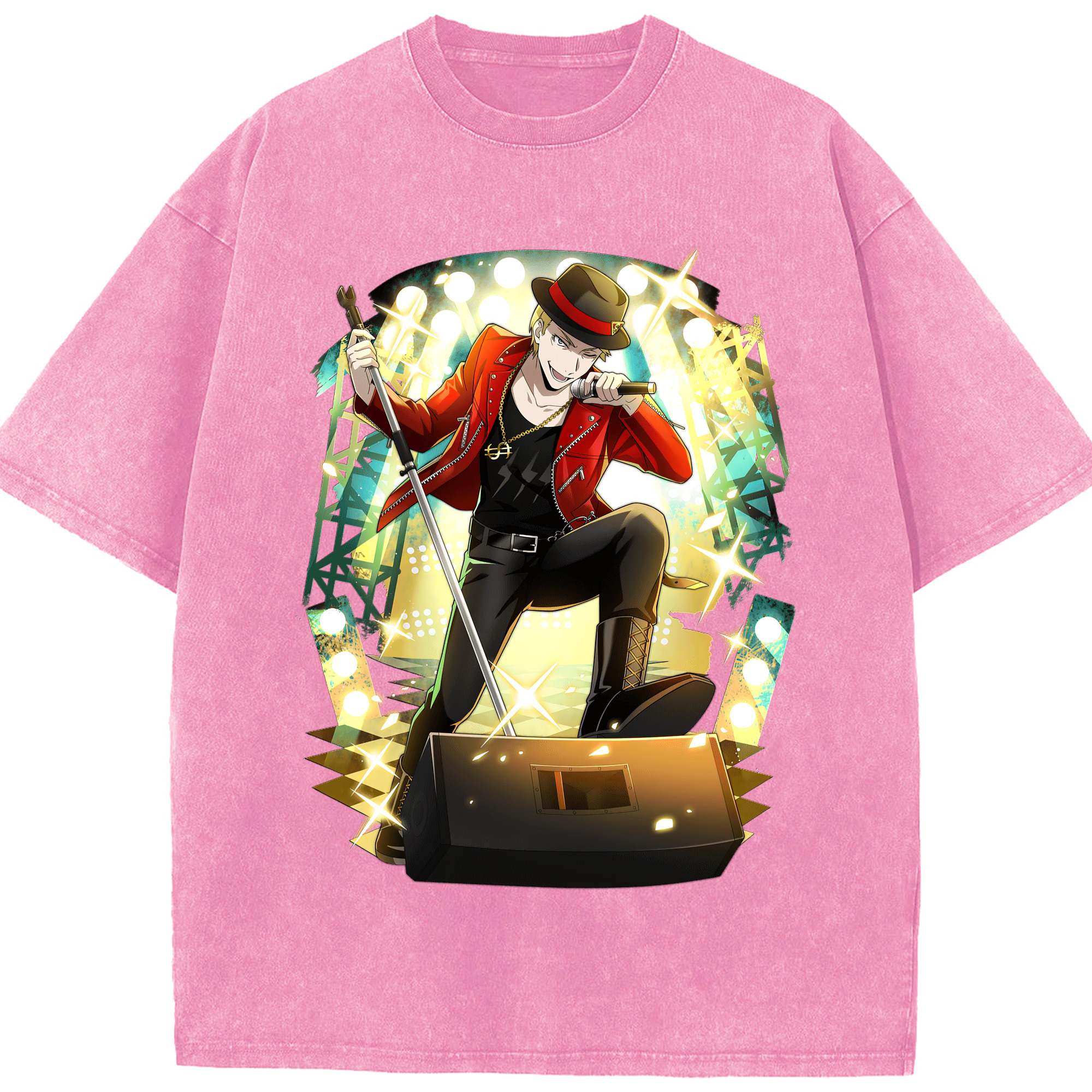 （画像用） 文豪ストレイドッグス Bungo Stray Dogs 綿100% ヴィンテージ風 半袖Tシャツ（フロントプリント）